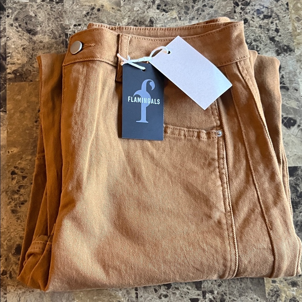 Flamingo Urban Tan Flare & Wide Leg Jeans